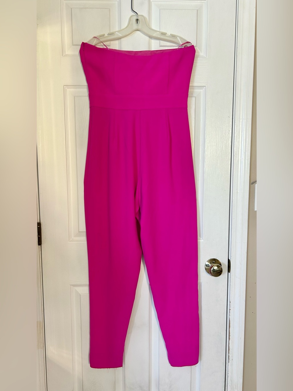 Alexia Admor Woman’s fuscia strapless jumpsuit size 8 - Picture 3 of 13